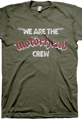 We Are The Motorhead Crew Motorhead T-Shirt