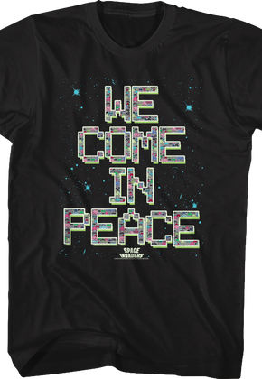 We Come In Peace Space Invaders T-Shirt
