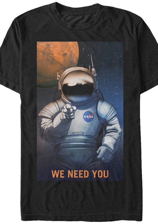 We Need You NASA T-Shirt - main product image