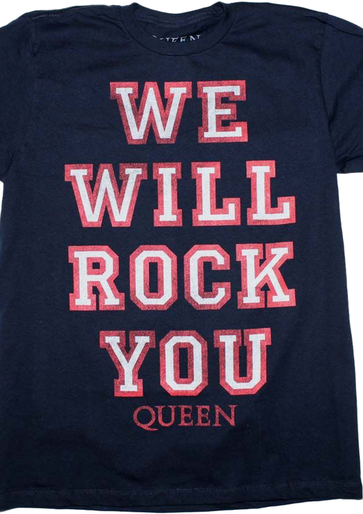 We Will Rock You Queen T-Shirt - main product image