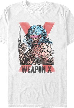 Vintage Wolverine Weapon X Marvel Comics T-Shirt