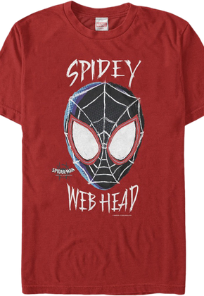 Web Head Spider-Man Into The Spider-Verse T-Shirt