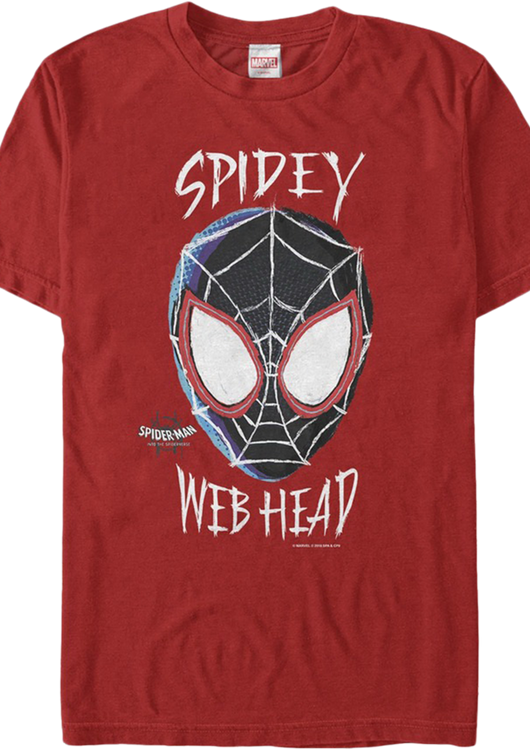 Web Head Spider-Man Into The Spider-Verse T-Shirt - main product image