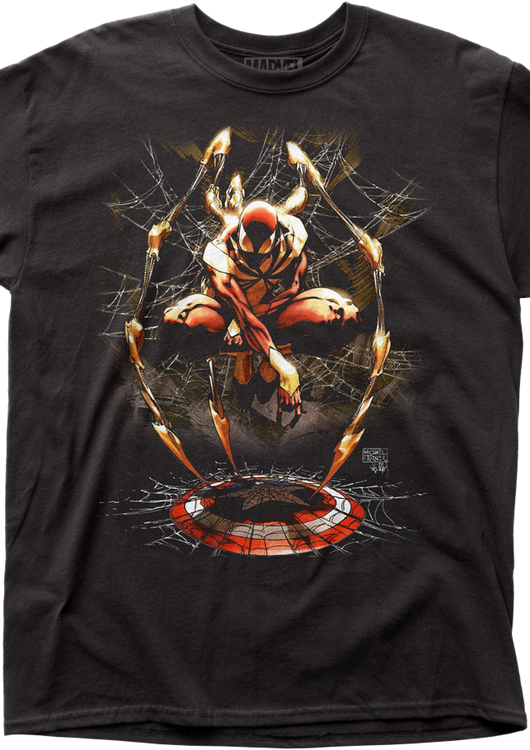 Webbed Shield Spider-Man T-Shirt - main product image