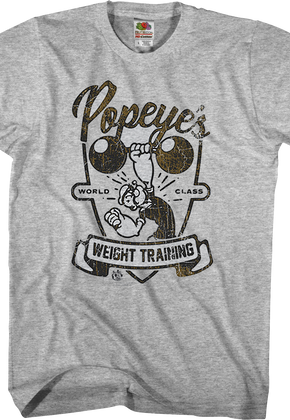 Weight Training Popeye T-Shirt