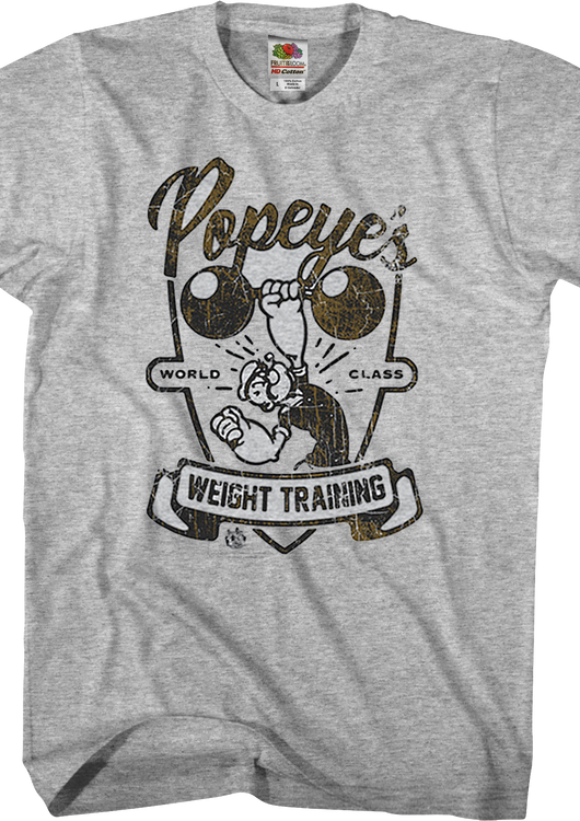 Weight Training Popeye T-Shirt - main product image