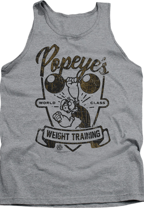 Weight Training Popeye Tank Top