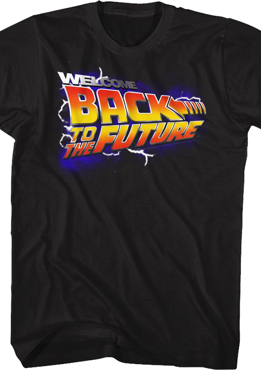 Welcome Back To The Future T-Shirt - main product image
