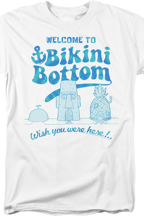Welcome To Bikini Bottom SpongeBob SquarePants T-Shirtmain product image