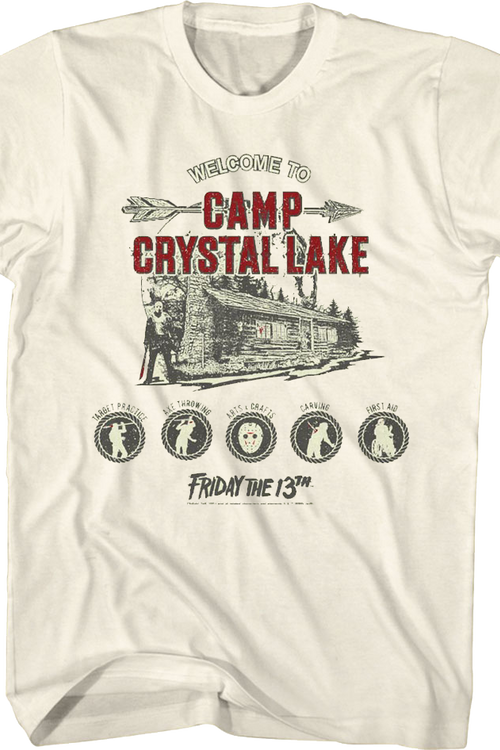 Welcome to Camp Crystal Lake Friday the 13th T-Shirt - main product image