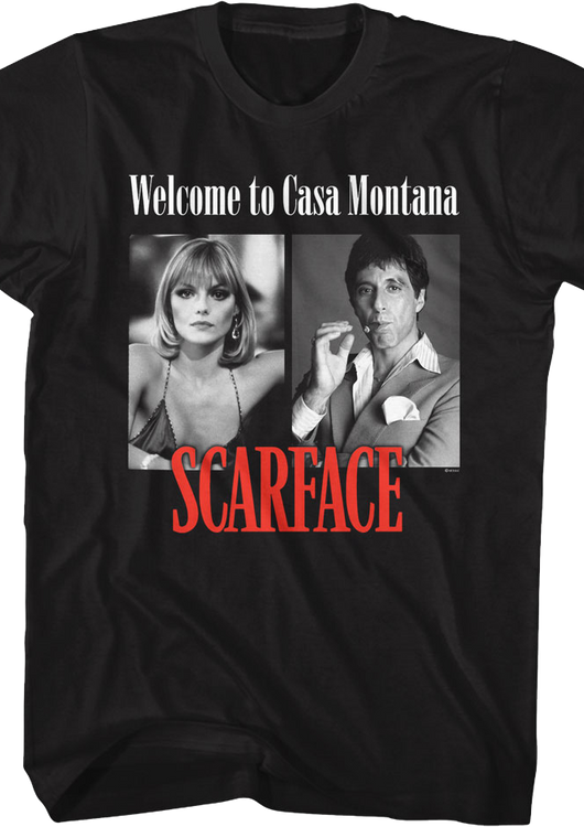Welcome To Casa Montana Scarface T-Shirt - main product image