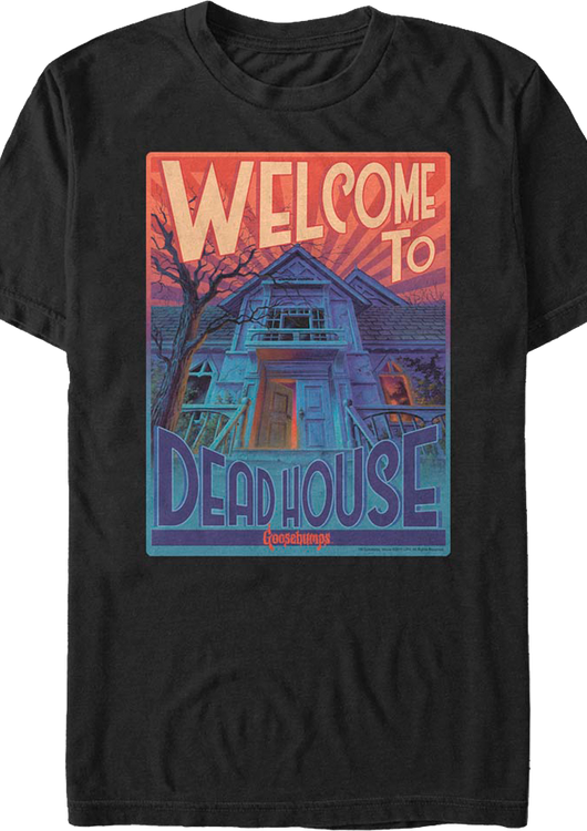Welcome To Dead House Goosebumps T-Shirt - main product image