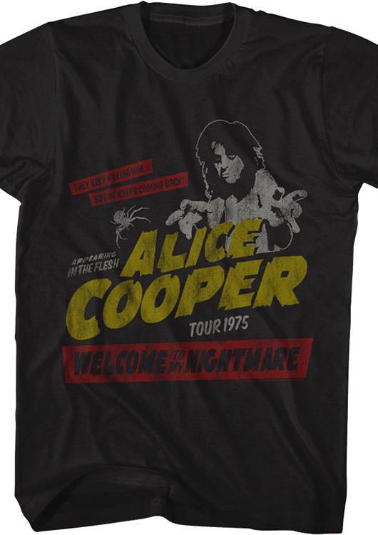 Welcome To My Nightmare Alice Cooper T-Shirt - main product image