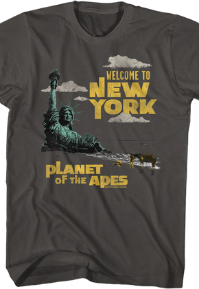 Welcome To New York Planet Of The Apes T-Shirt