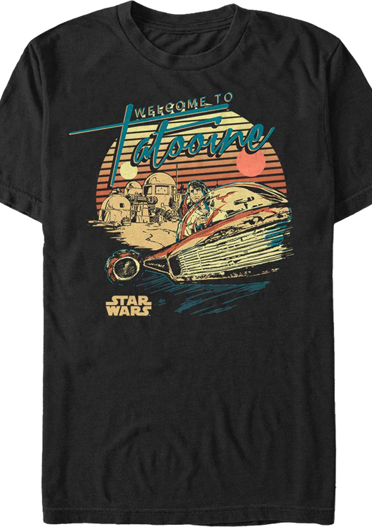 Welcome To Tatooine Star Wars T-Shirt - main product image