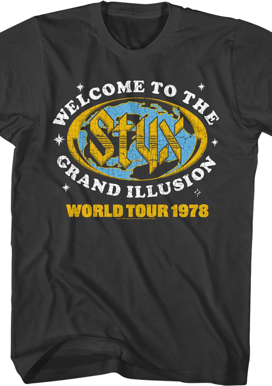 Welcome To The Grand Illusion World Tour 1978 Styx T-Shirt - main product image