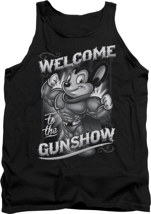 Welcome To The Gunshow Mighty Mouse Tank Top - main product image