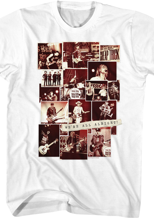 We're All Alright Cheap Trick T-Shirt - main product image