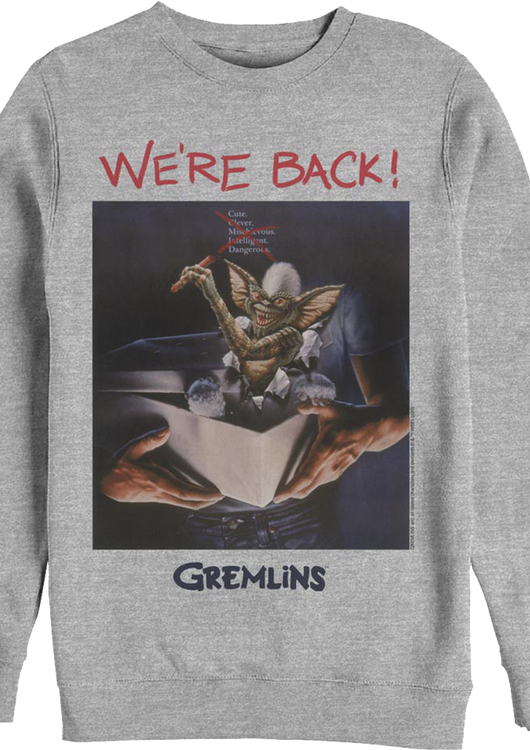 We're Back Gremlins Sweatshirt - main product image