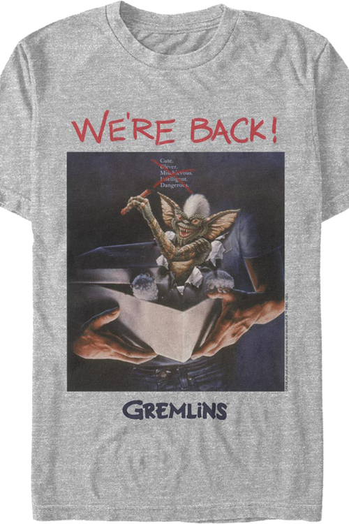 We're Back Gremlins T-Shirtmain product image