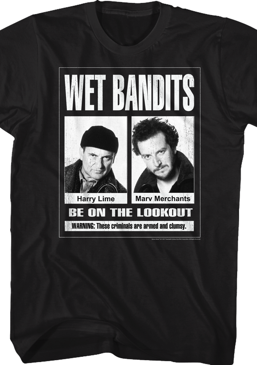 Wet Bandits Home Alone Shirt - main product image