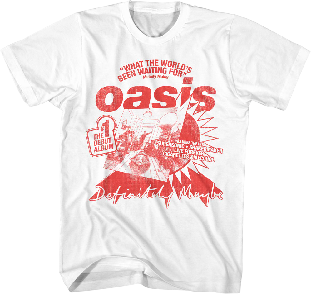 What The World's Been Waiting For Oasis T-Shirt