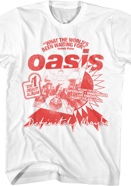 What The World's Been Waiting For Oasis T-Shirt - main product image