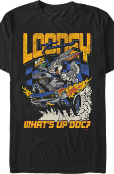 What's Up Doc Bugs Bunny Racing Looney Tunes T-Shirt