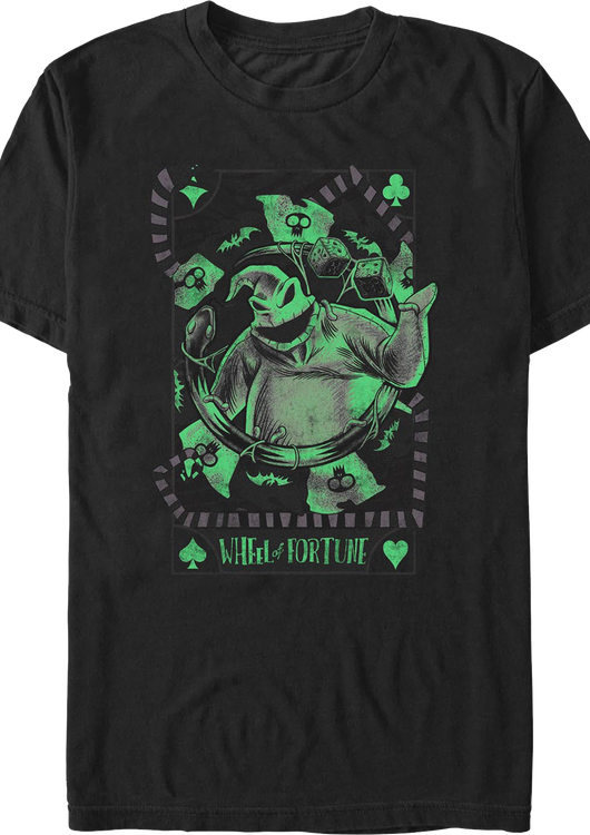 Wheel Of Fortune Nightmare Before Christmas T-Shirt - main product image