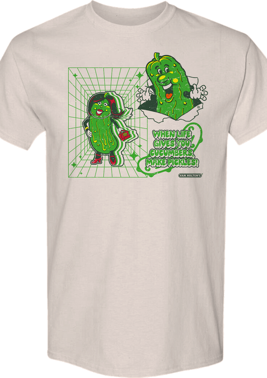 When Life Gives You Cucumbers Van Holten's Pickles T-Shirt - main product image