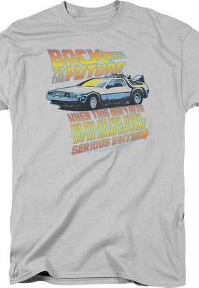 When This Baby Hits 88 Miles Per Hour Back To The Future T-Shirt