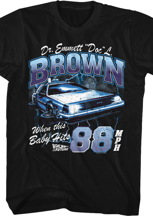 When This Baby Hits 88 MPH Back To The Future T-Shirt - main product image