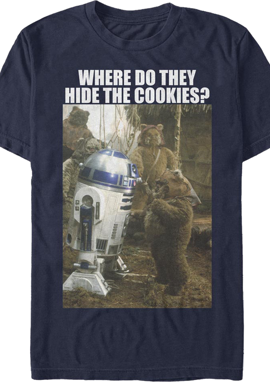 Where Do They Hide The Cookies Star Wars T-Shirt - main product image