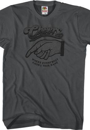 Where Everybody Knows Your Name Cheers T-Shirt