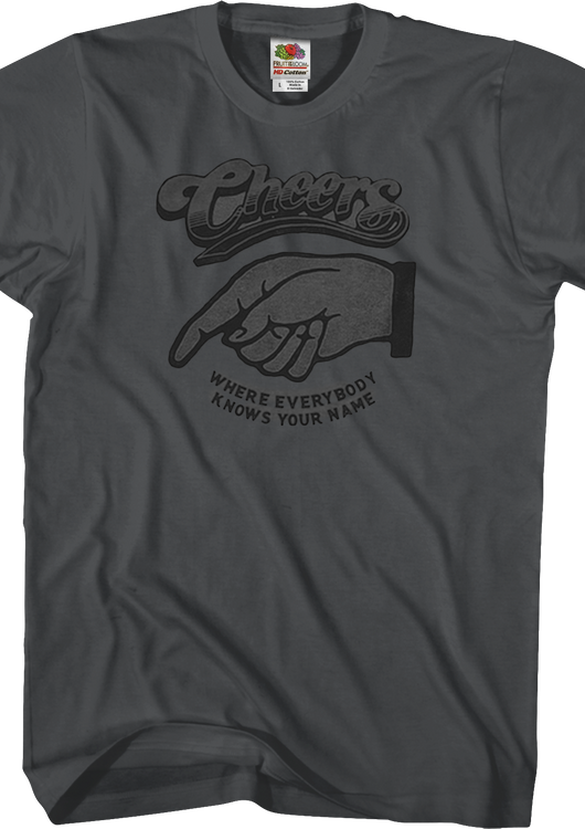 Where Everybody Knows Your Name Cheers T-Shirt - main product image