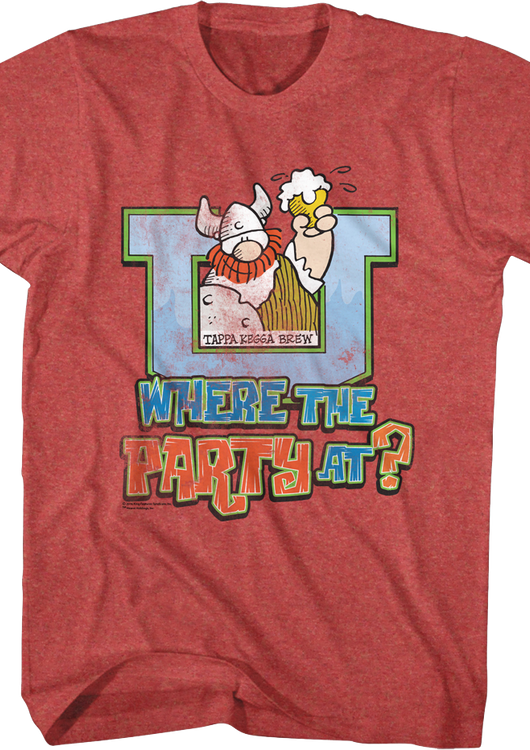 Where The Party At Hagar The Horrible T-Shirt - main product image
