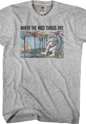 Where The Wild Things Are Book Cover T-Shirt