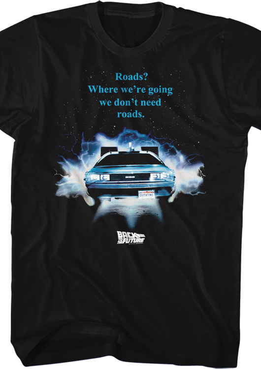 Front & Back Roads Back To The Future T-Shirt - main product image
