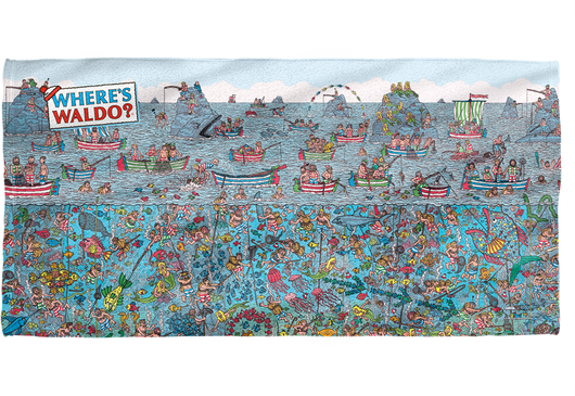 Where's Waldo Towel - main product image