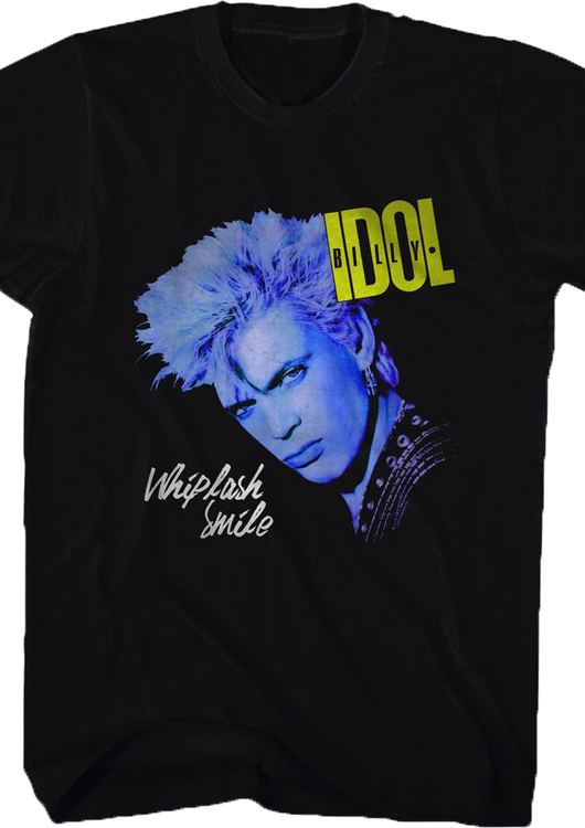 Whiplash Smile Billy Idol T-Shirt - main product image