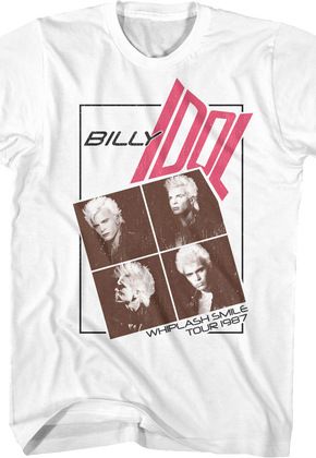 Whiplash Smile Tour Billy Idol T-Shirt