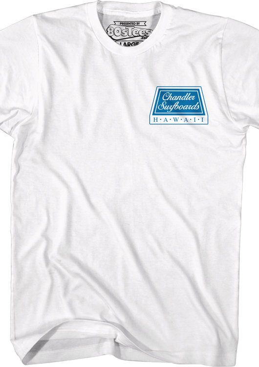 White Chandler Surfboards North Shore T-Shirt - main product image