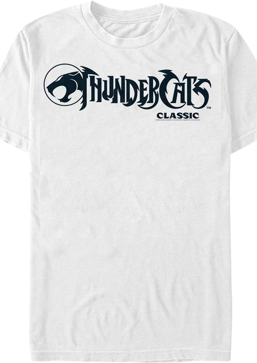 White Classic Logo ThunderCats T-Shirt - main product image