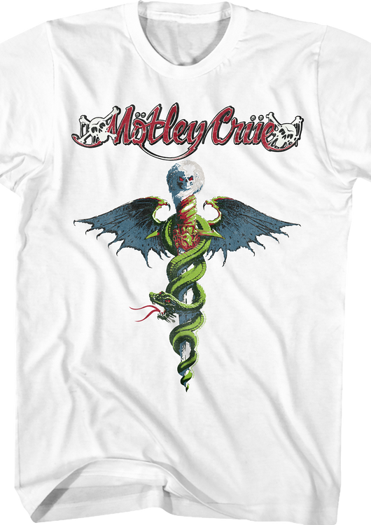 White Dr. Feelgood Motley Crue T-Shirt - main product image