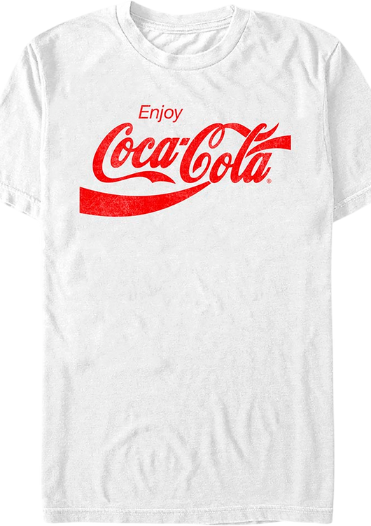 White Enjoy Coca-Cola T-Shirt - main product image