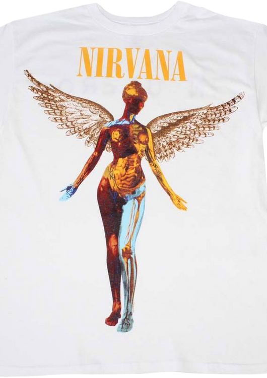 White In Utero Nirvana T-Shirt - main product image