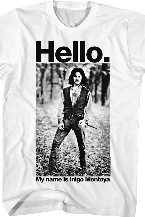 White Inigo Montoya T-Shirt - main product image