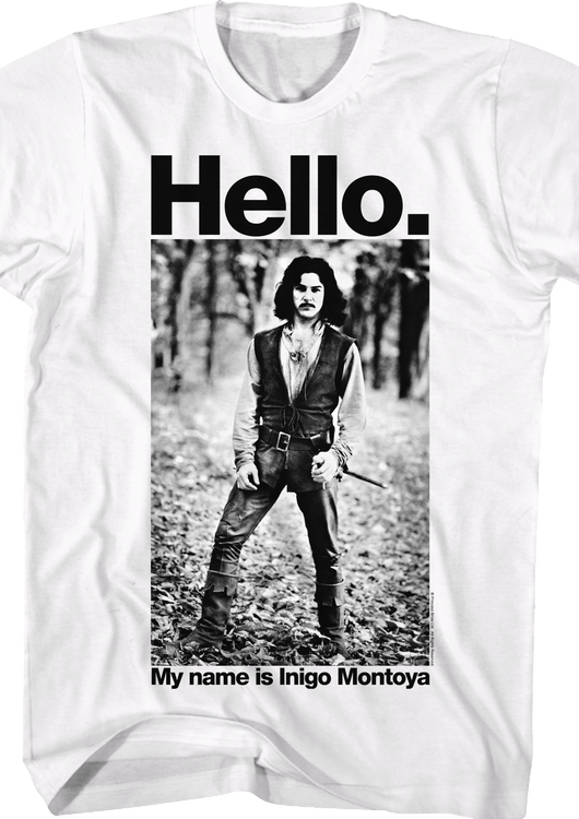 White Inigo Montoya T-Shirt - main product image