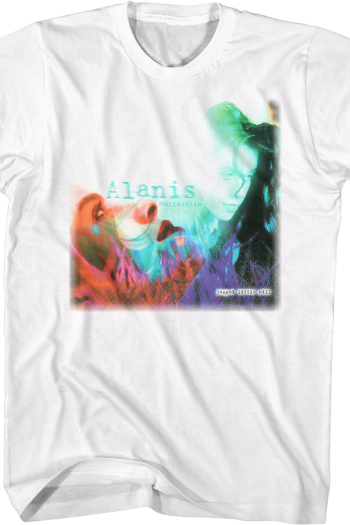 White Jagged Little Pill Alanis Morissette T-Shirt - main product image