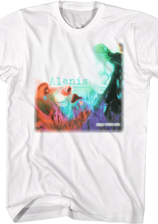White Jagged Little Pill Alanis Morissette T-Shirt - main product image